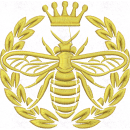 Пчела в обрамлении