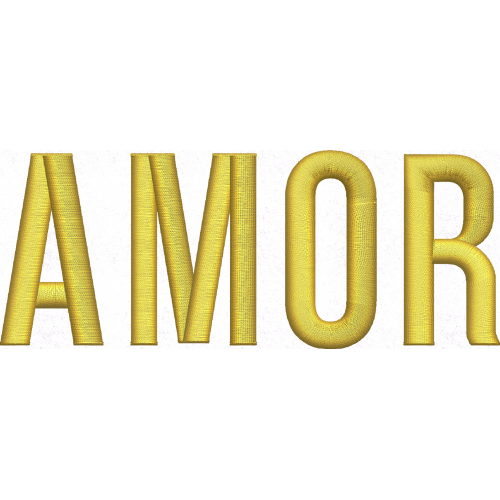 Файл вышивки AMOR 3D