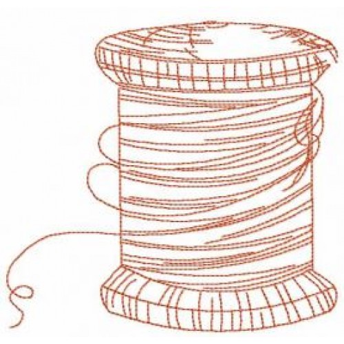 Файл вышивки Катушка с нитями