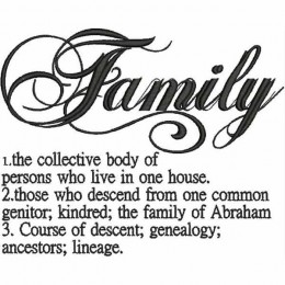 Определение семьи