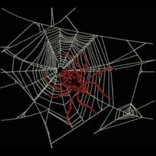Файл вышивки сеть паука