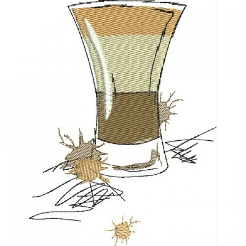 Файл вышивки коктейль Б-52