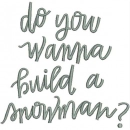 Хочешь построить снеговика?