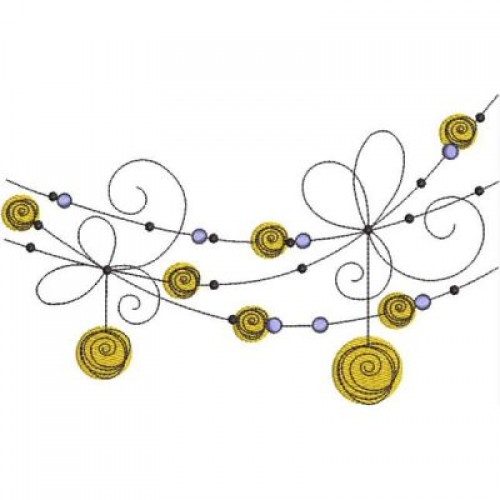 Файл вышивки Гирлянда