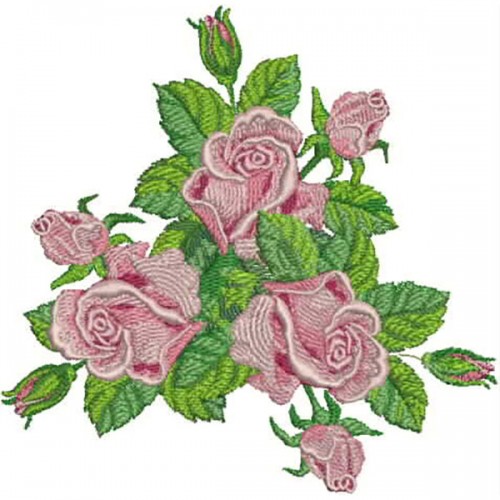 Файл вышивки Букетик роз