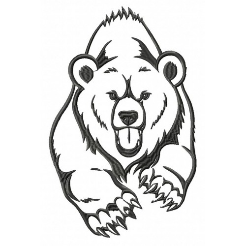 Файл вышивки медведь