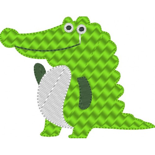 Файл вышивки крокодил