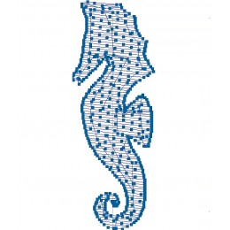 Синий морской конёк