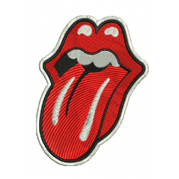 Стикер кисс красные губы и язык 