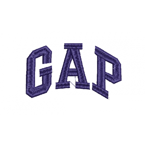 Файл вышивки GAP logo