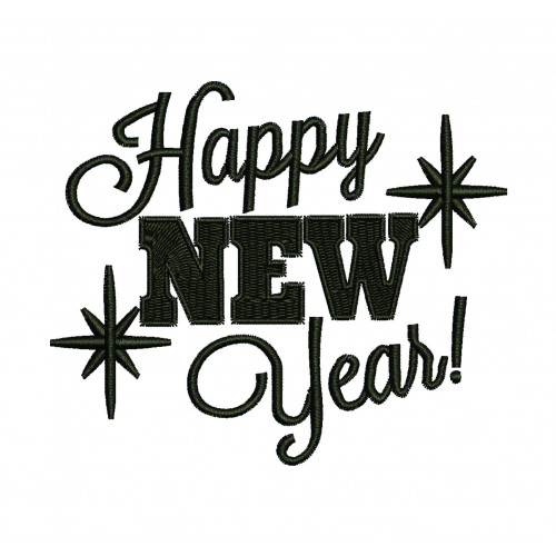 Файл вышивки Happy new year