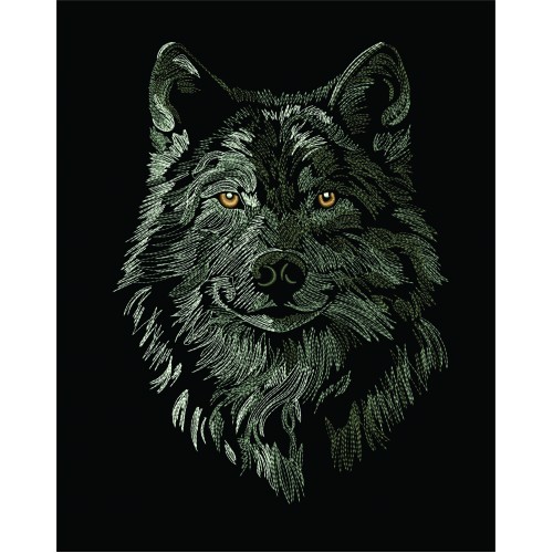 Файл вышивки Wolf1