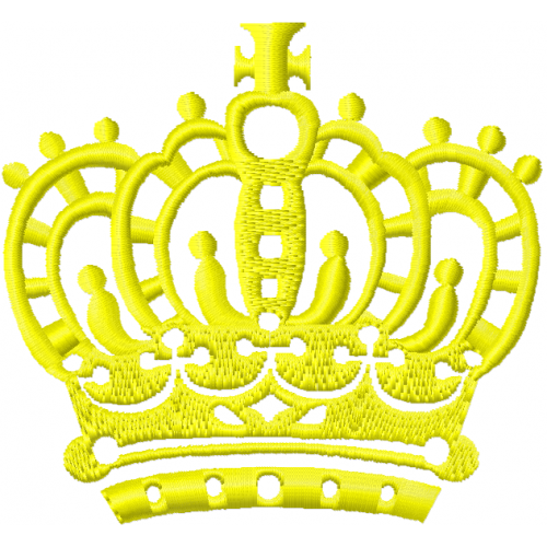 Файл вышивки золотая корона