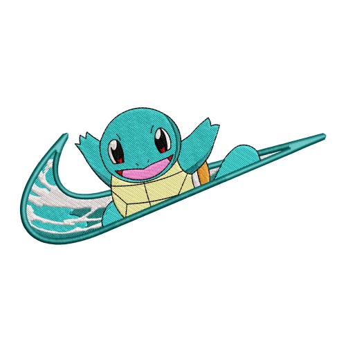 Файл вышивки Аниме Pokémon/Nike x Squirtle