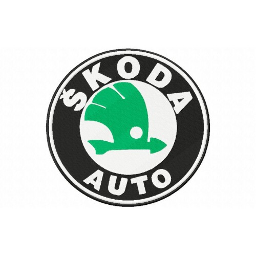 Файл вышивки Логотип Skoda