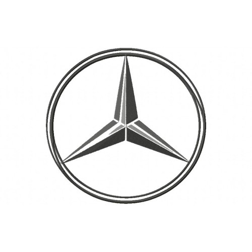 Файл вышивки Логотип Mercedes