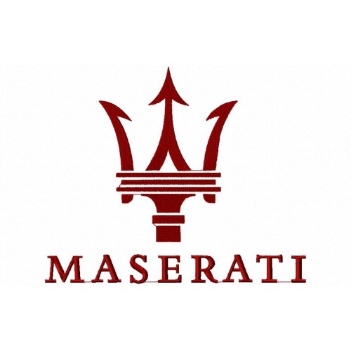 Файл вышивки Логотип Maserati