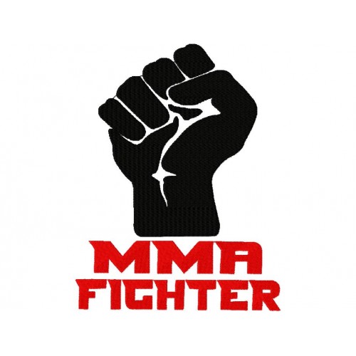 Файл вышивки Логотип "Боец MMA"