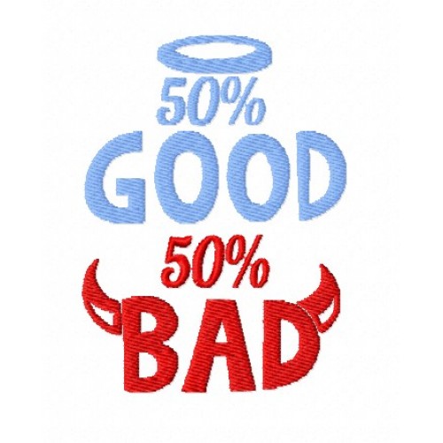 Файл вышивки GOOD BAD