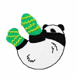 Панда в носочках