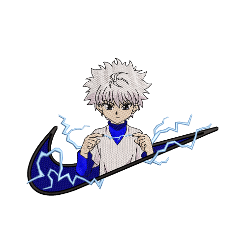 Файл вышивки Nike x Killua