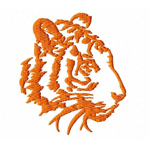 Файл вышивки Профиль тигра