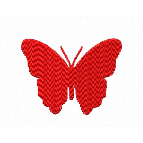Файл вышивки Бабочка красная