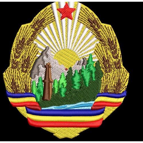 Файл вышивки Герб Социалистической Республики Румыния