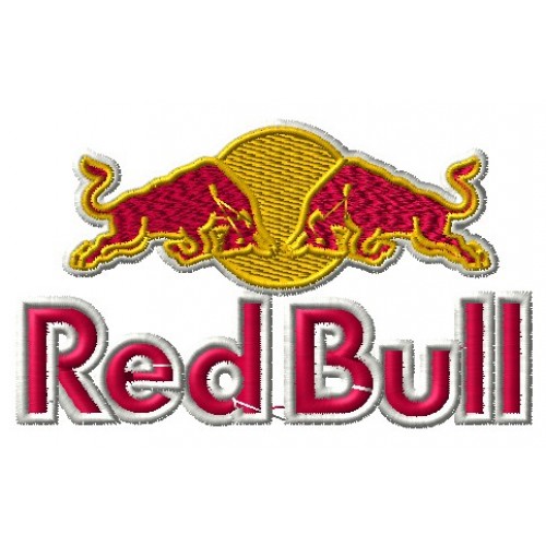 Файл вышивки Red Bull лого