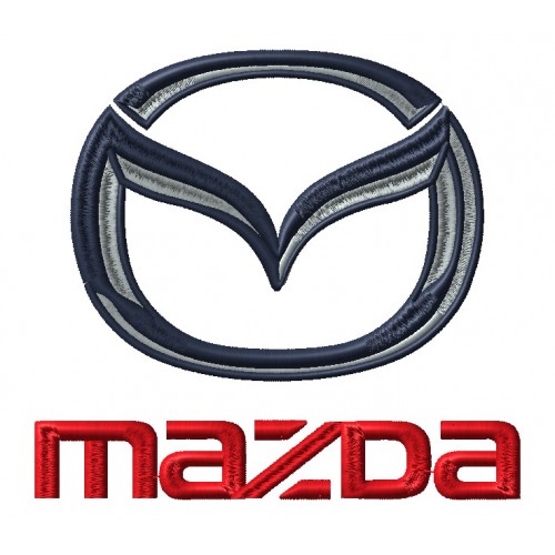 Файл вышивки Лого Mazda