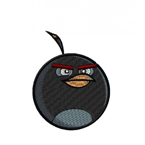 Файл вышивки Angry birds bomba