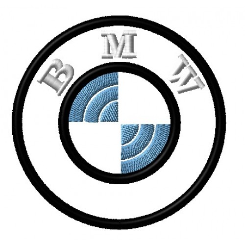 Файл вышивки Лого BMW под аппликацию
