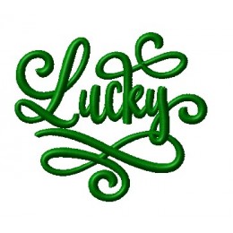 Надпись Lucky