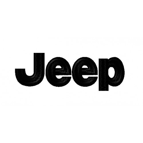 Файл вышивки Надпись Jeep