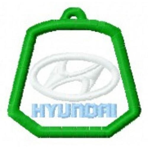 Файл вышивки Брелок Hyundai