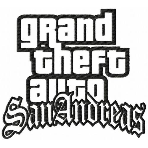 Файл вышивки GTA SA / ГТА СА / Grand Theft Auto San Andreas