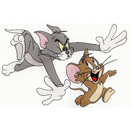 Файл вышивки Том и Джерри / Tom and Jerry