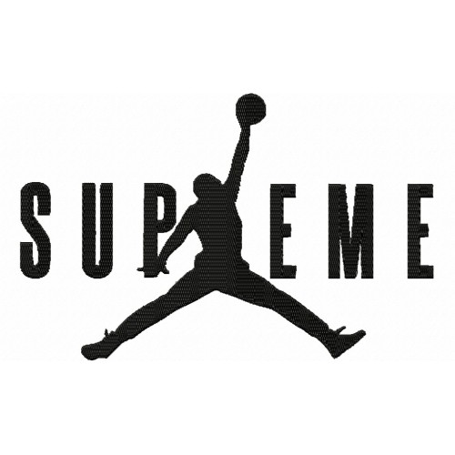 Файл вышивки JORDAN SUPREME / Джордан суприм