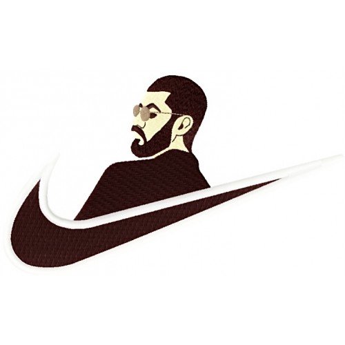 Файл вышивки Найк Мияги / Nike Miyagi swoosh