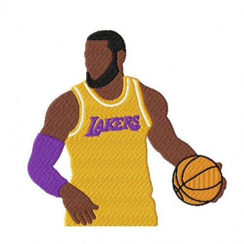 Файл вышивки Баскетболист / Lakers / NBA