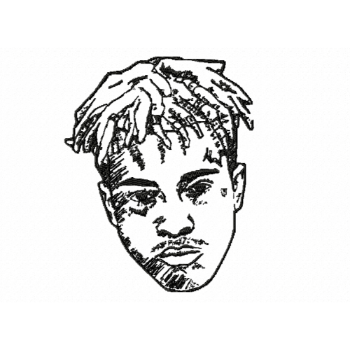 Файл вышивки xxxtentacion / rap / hip hop