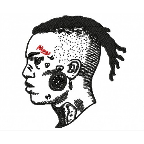 Файл вышивки xxxtentacion 2