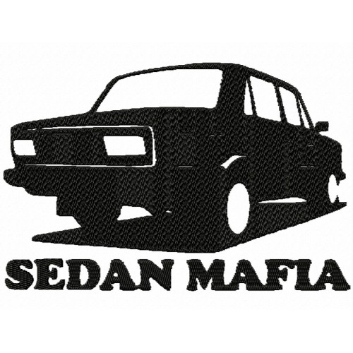 Файл вышивки Sedan mafia / ваз жигули