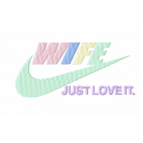 Файл вышивки Nike Wife