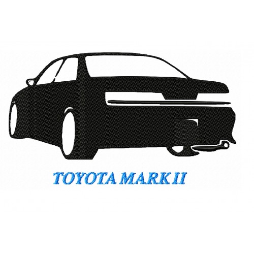 Файл вышивки Toyota Mark 2 - тойота марк 2