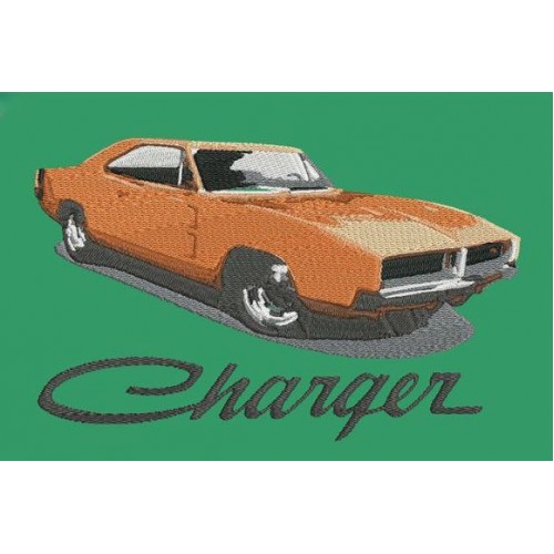 Файл вышивки Dodge charger
