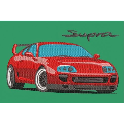 Файл вышивки Toyota supra