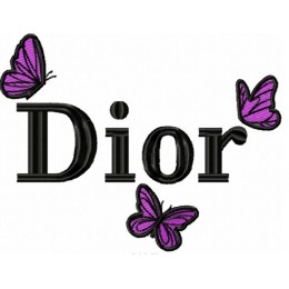 Диор с бабочками / Dior