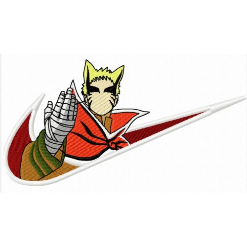 Файл вышивки Naruto Barion swoosh наруто найк аниме