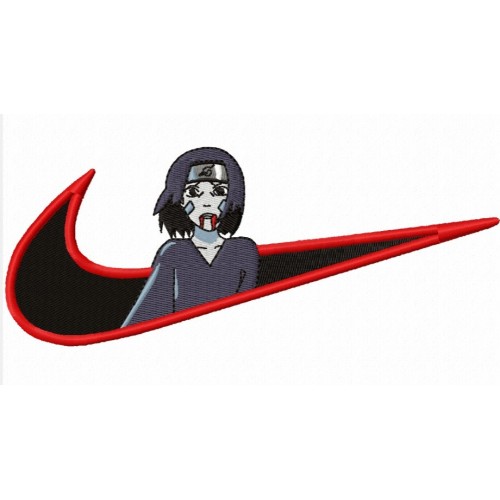 Файл вышивки Rin swoosh nike рин найк аниме